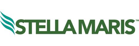 Logotipo de Stella Maris en verde con una ola estilizada